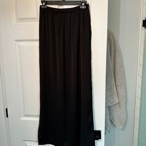 Forever 21 Black Maxi Skirt with slit